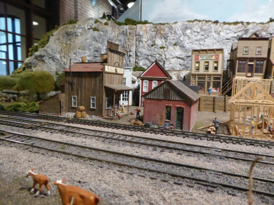 Next series of phots are closeups of some of the scenes on the Cold Water Gulch Layout