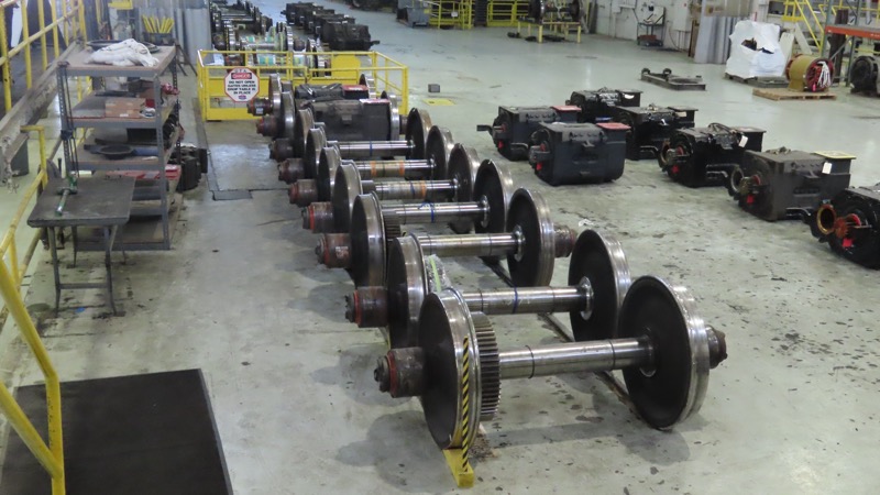 Wheels and traction motors