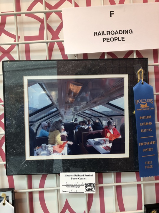 First Place Railroading People, Lee Witten.  No other entries